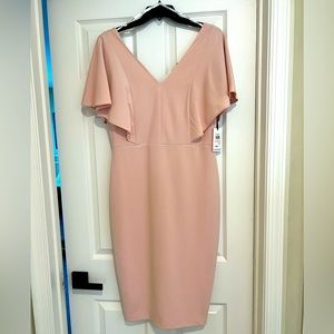 NEW- Pink Kensie Dress, V-neck Size 10